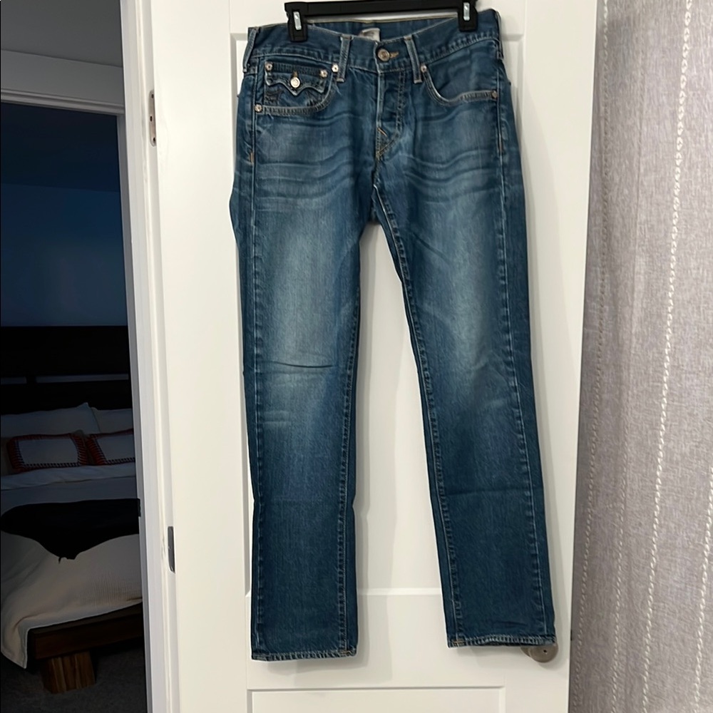 True Religion Men's Blue Jeans